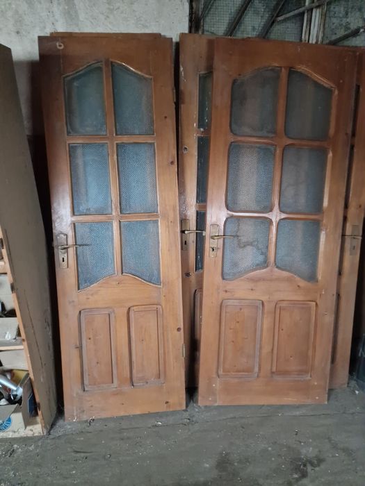 Vand 5 usi lemn brad