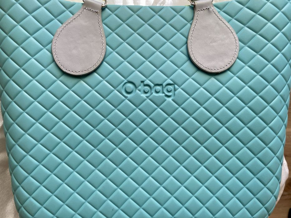 Obag mini Matelasse tecture Acqua