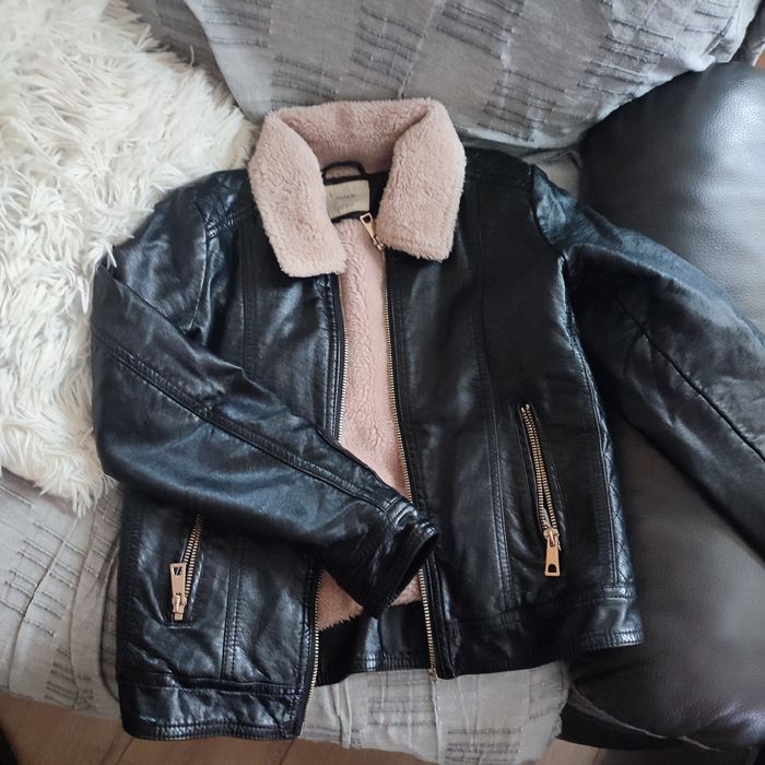 DeFacto - Детско яке от еко кожа с пух