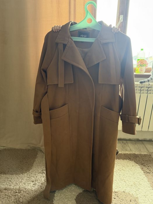 Пальто.драп мягкий р 42/46
