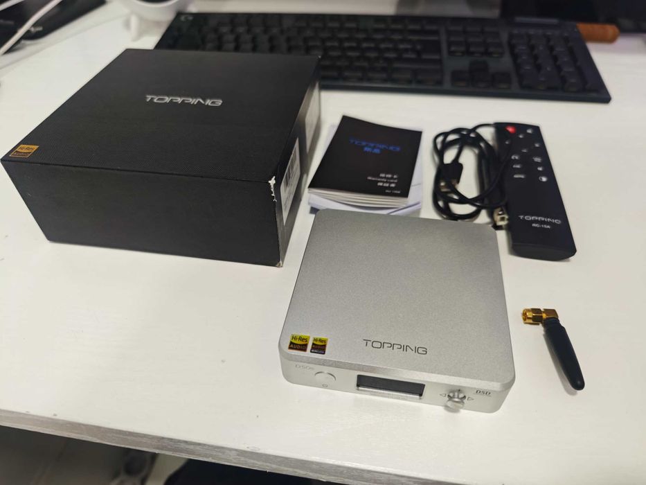 DAC Topping D50S DSD512 si set cabluri Supra cu PPX si WBT