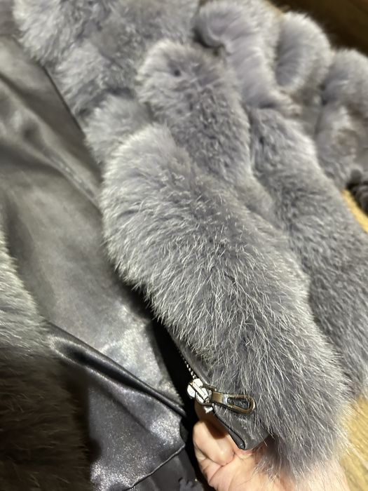 Палто от естествен косъм S/M