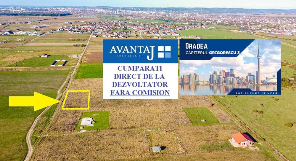 Teren Cihei 540 mp (intravilan cu PUZ) str. LALELELOR(200 m de inel)