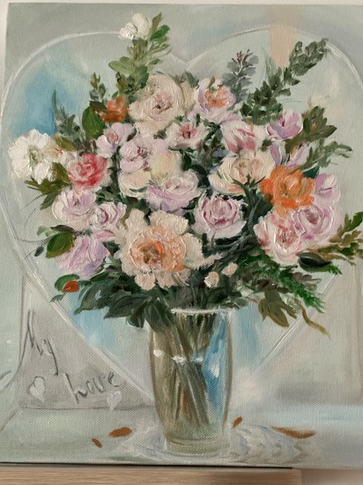 Картина ,Букет в вазе»