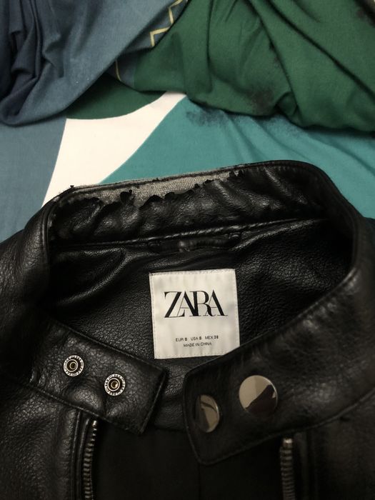 Geaca de piele Zara pentru barbati