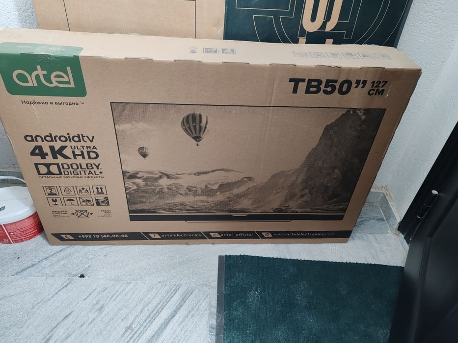 artel televizor sotiladi holati yangi 1 hafta boldi olinganiga
