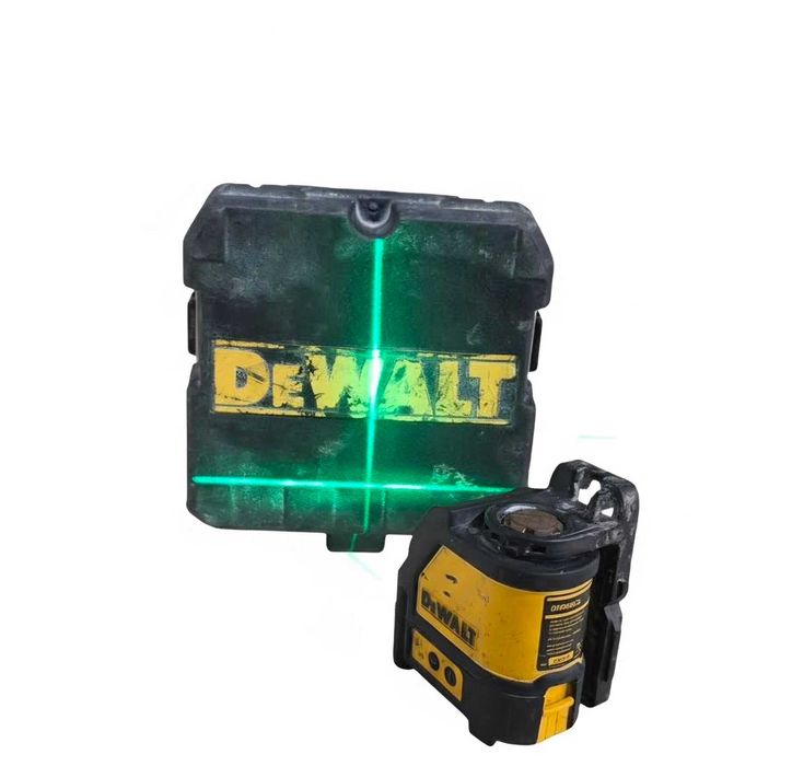 Зелен линеен лазерен нивелир DeWALT DW088CG