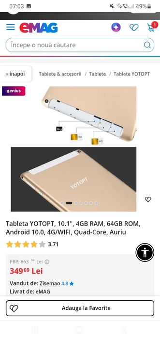 Tabletă nou noută