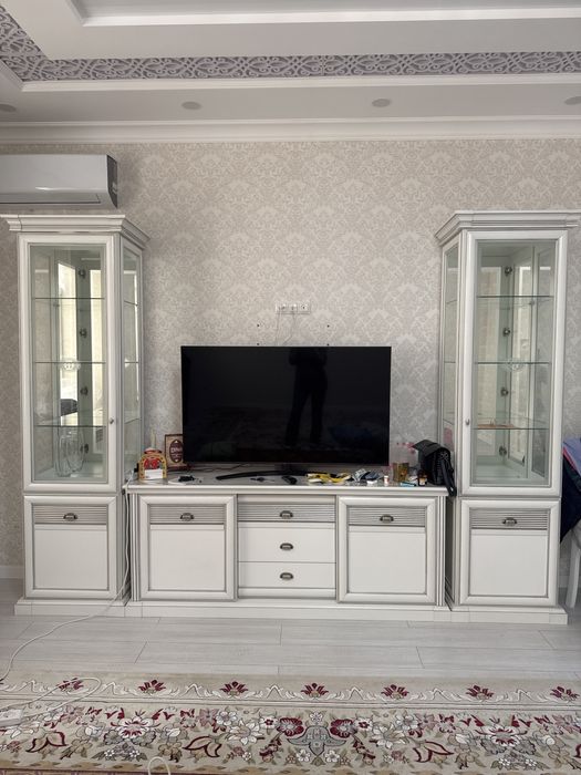 Шкаф сервант, белый