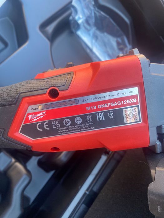 Milwaulee flex m18 , 125 rapidstop onekay