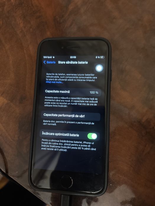 Vand iphone 7 black in stare forte buna