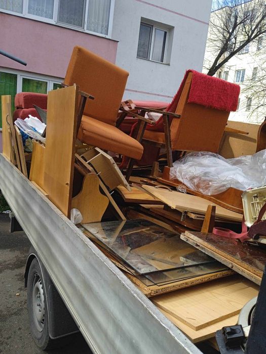 Transport moloz deșeuri mobila mutări debarasari golim locuinte