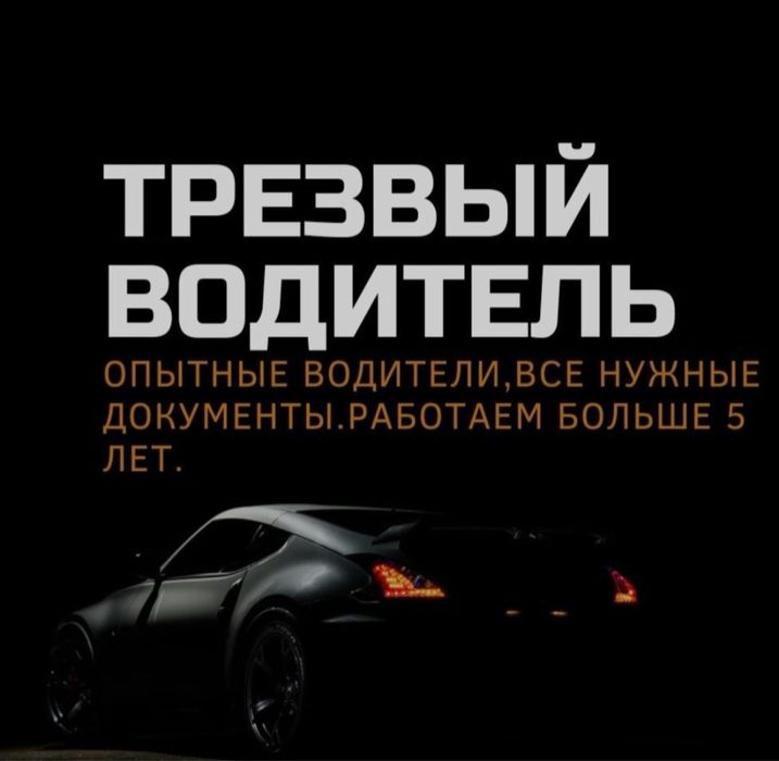 Трезвый Водитель Shym1