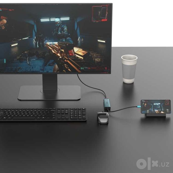 Док-станция Onten UC123+ USB-C универсальный хаб. Есть доставка