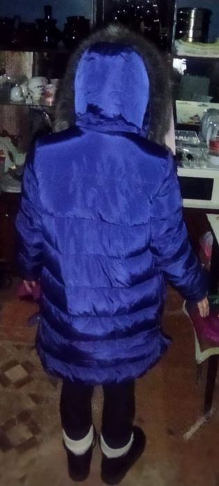 Зимний пуховик, гусиныое перо