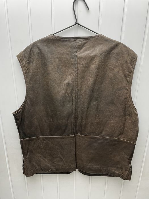 Vesta moto din piele XXL /60