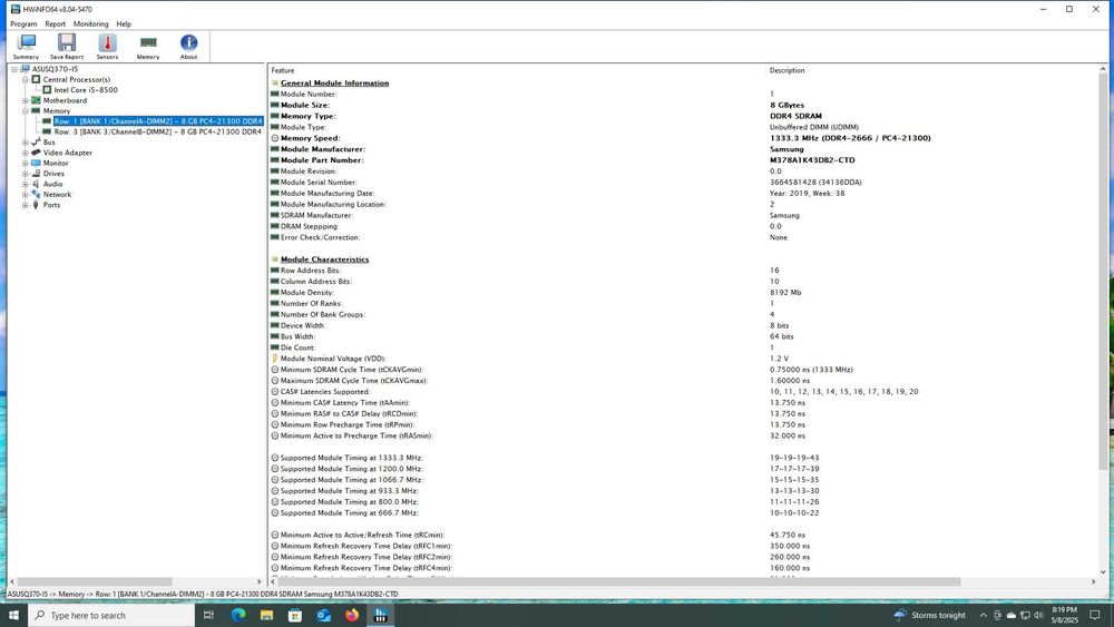 Kit Intel: Asus Prime Q370M-C, Samsung 16GB DDR4, i5-8500