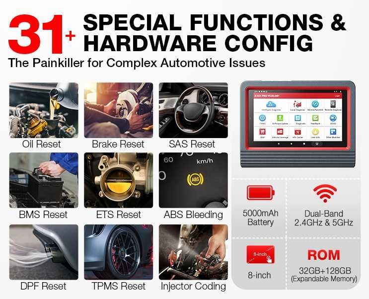 Launch X431 V PROS Tester Auto Original Codare, Programari, Online