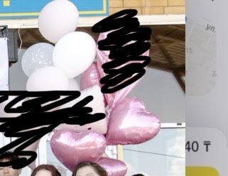 3 сердца 3 белых шара гелиевые 3тыс