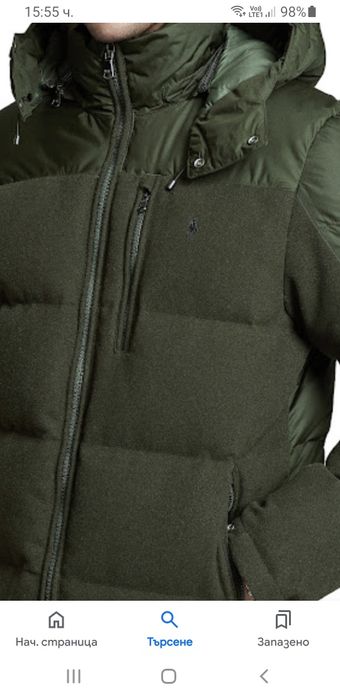 POLO Ralph Lauren Performancе Wool / Down  M ОРИГИНАЛ! Мъжко Зимно пух