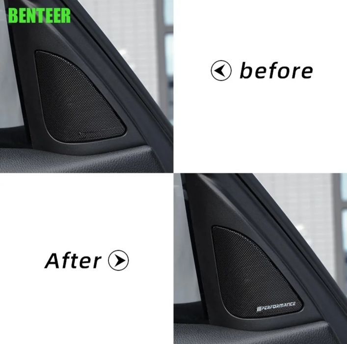 Алуминиев стикер bmw performance