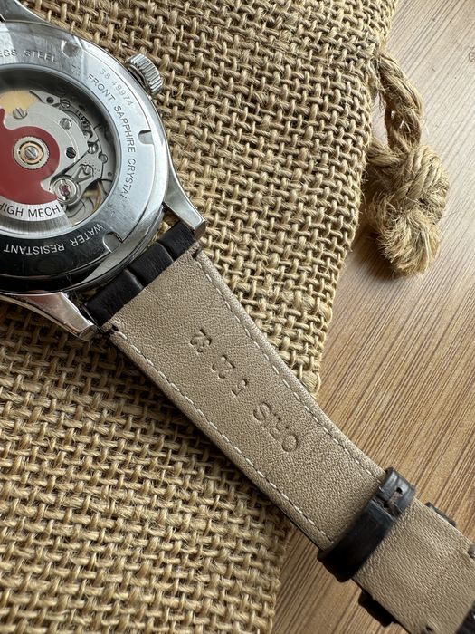 Oris Classic Date Automatic Silver Dial Brown Leather