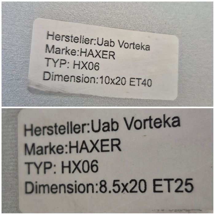 Джанти Мерцедес HAXER-Спорт Пакет-20 цола/2023г.