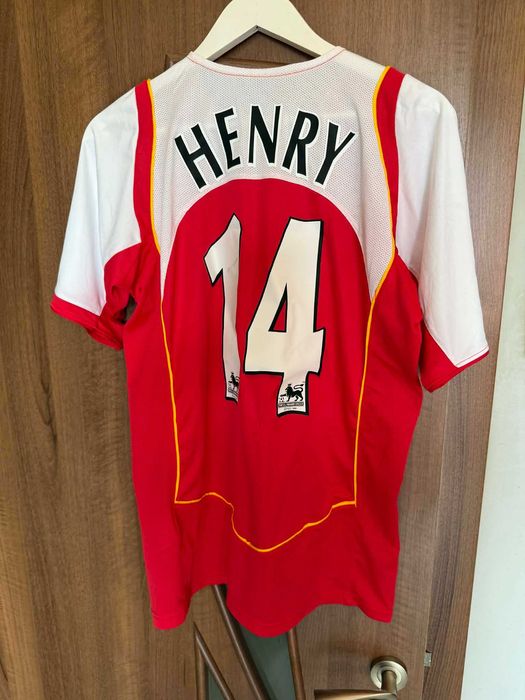 футболни Фланелки-Arsenal Highbury ,2004-05 Arsenal Home Shirt-Л