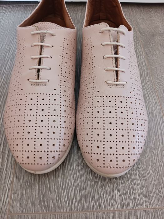 Pantofi piele perforata Enzo Bertini