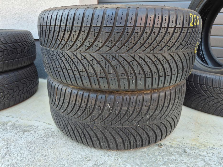 2 Anvelope M+S VARA IARNA 4 Sezoane - 255/40/21 102T - GoodYear Vector 4S - CA NOI - DOT 2022 !