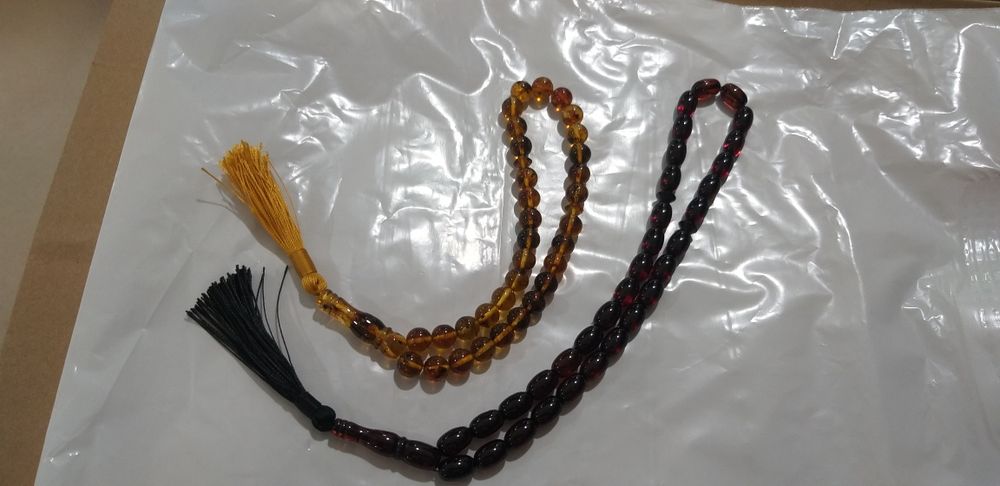 Четки натуральный янтарь Пресс