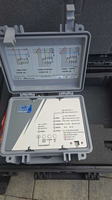 Analizor Profesional Calitate Energie HT Instruments PQA820 - Trusă Completă