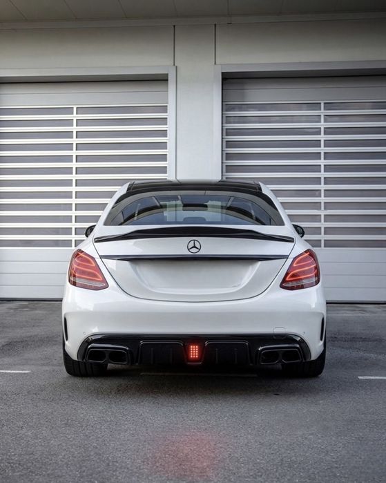 Заден спойлер багажник Ducktail style Mercedes C-Class W205 (2014-2021)