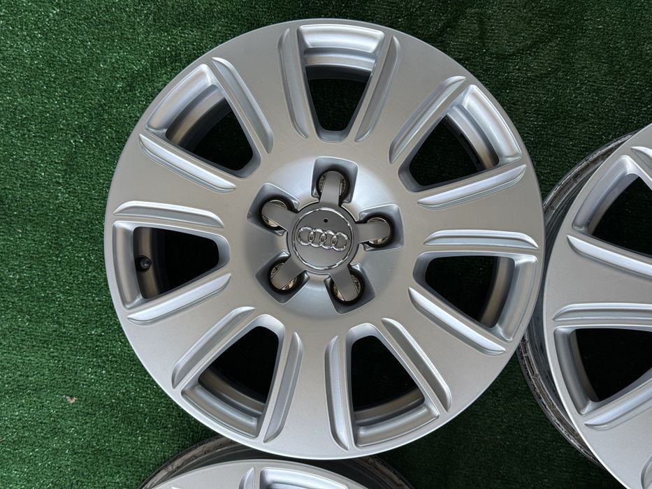 4бр. ОТЛИЧНИ 16” ОРИГИНАЛНИ Джанти 5х112 за -AUDI Q3/VW Sharan, Tiguan/SEAT Alhambra/SKODA/Vag- 6.5Jx16H2, ET33