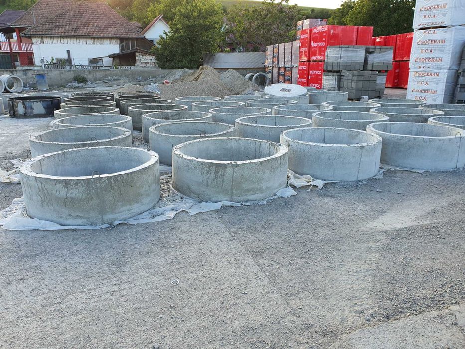 Inele de beton pentru camine de apa/fose/bazine 50 cm inaltime