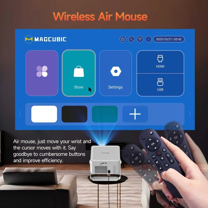 Magcubic HY450MAX Full HD — 6 ой тўлиқ кафолат