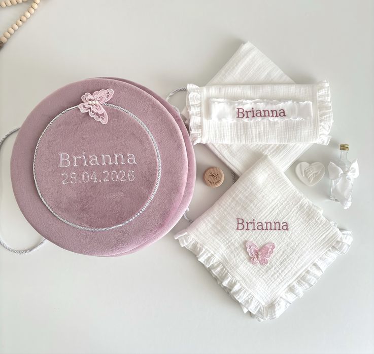 Set trusou pentru botez personalizat