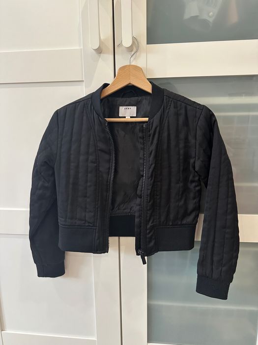 Детско черно яке за момиче на Дона Карън