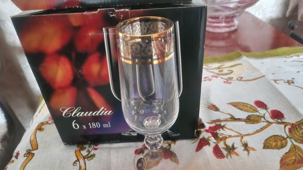 Фужеры новые  Богемия