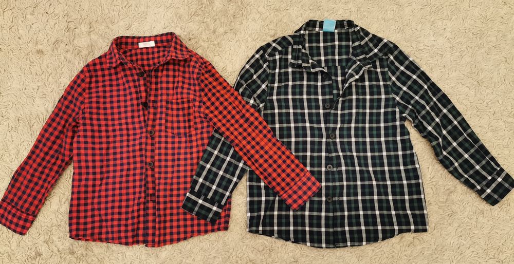 Cămăși  băieți mas 110 și 116