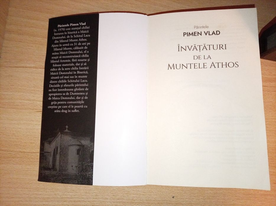 Vând carte Învațaturi de la Muntele Athos Pimen Vlad