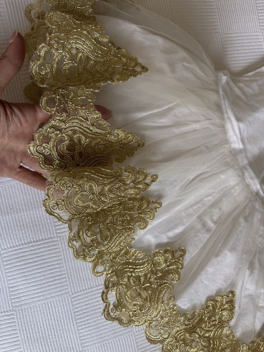 Рокля за кръщене за бебе момиче на Точици tochici