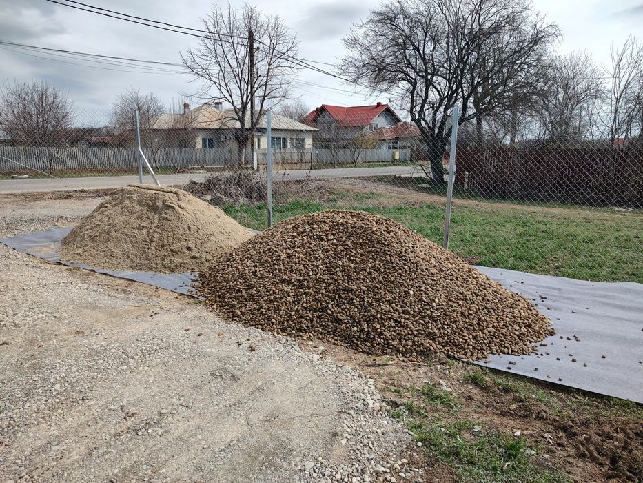 Nisip pietris piatra balast pamant Bucuresti Ilfov