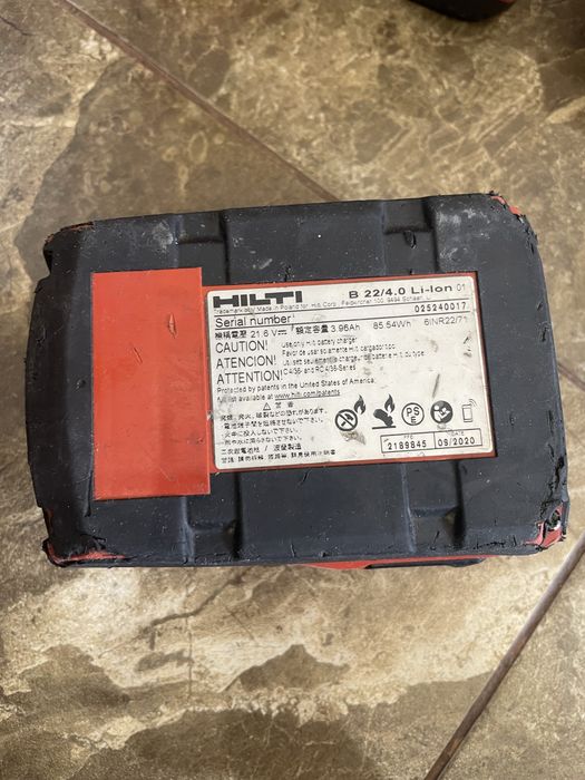Hilti c4/36-350 батерии 4.0ah 5,2ah