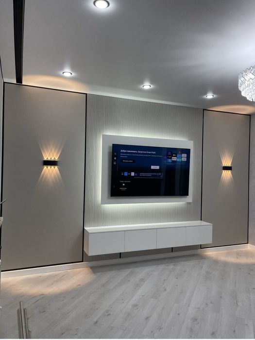 Тв зона бамбук панел