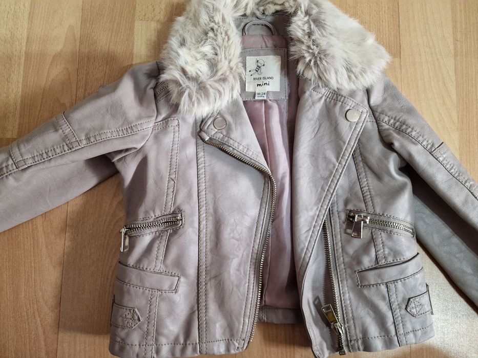 Кожено яке за момиче