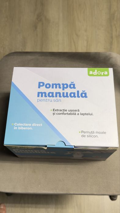 Pompă manuală pentru sân ADORA cu biberon 150 ml - Noua