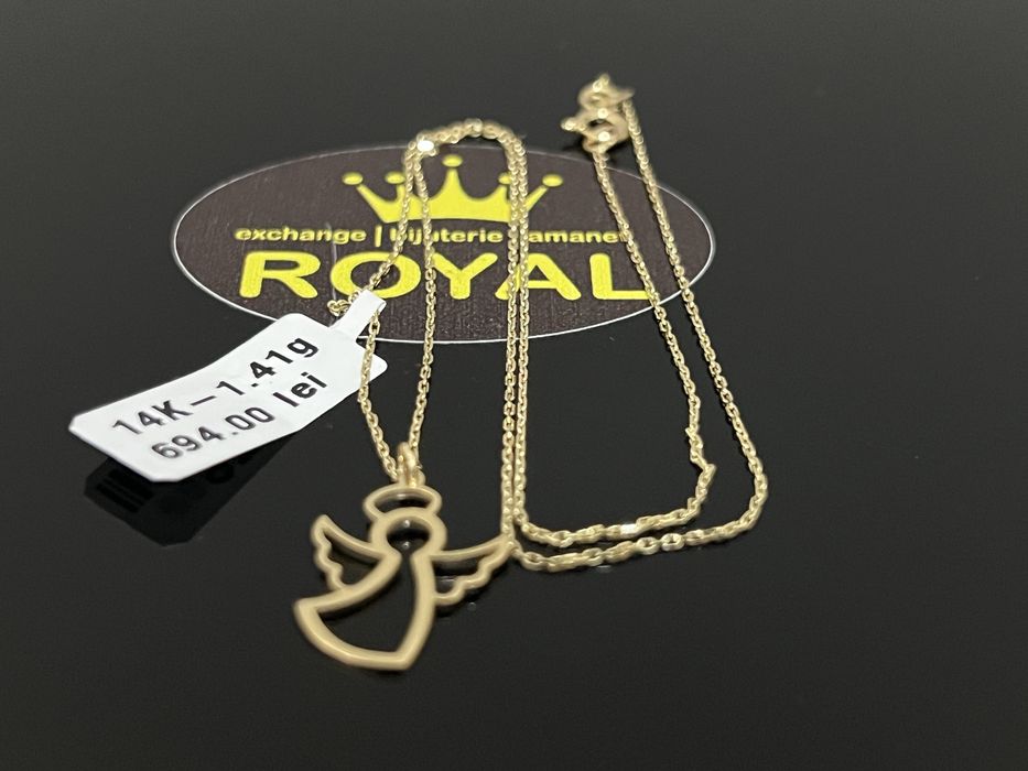 Bijuteria Royal CB : Lănțișor damă aur 14k 1,41gr