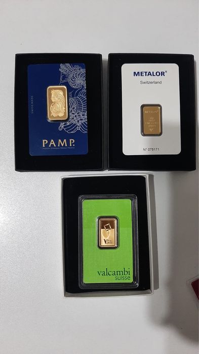 Vand Lingouri 1 gr 24k cu Certificat