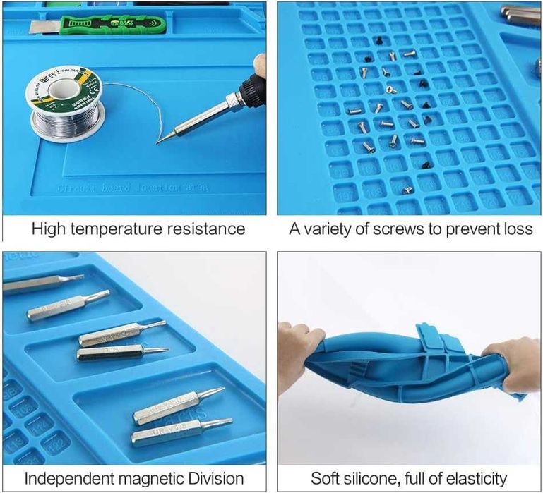 Covoras service silicon 30x45cm magnet antistatic rezistent la caldura